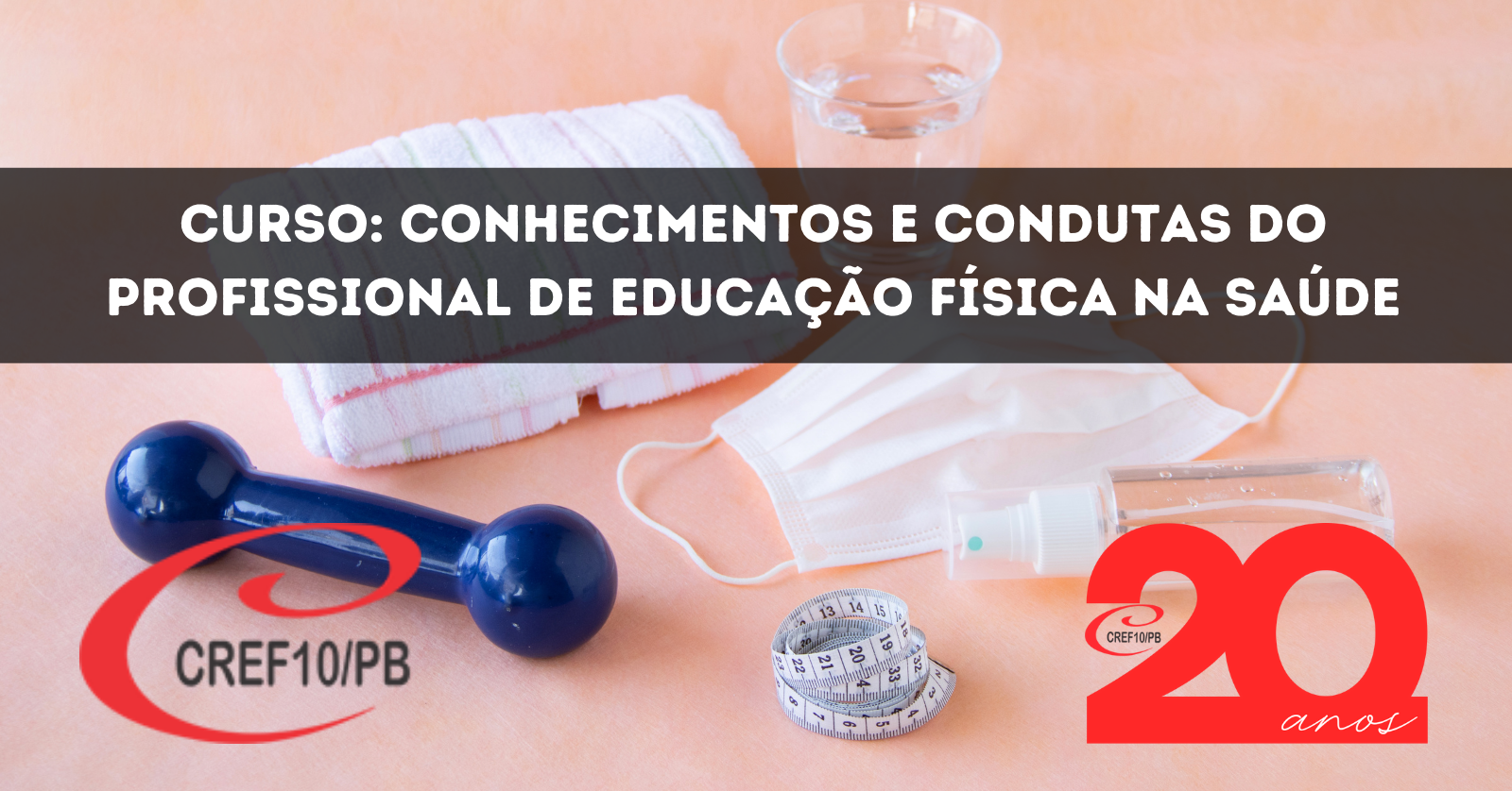 CREF10 inscreve para curso "Conhecimentos e Condutas do Profissional de EF na Saúde"