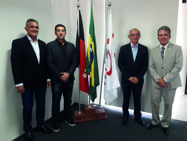 Visita dos deputados estaduais Cabo Gilberto Silva e Nabor Wanderley